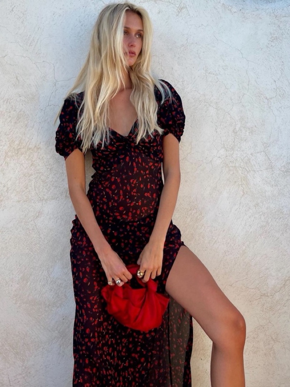 Rat and Boa Magnolia Dress